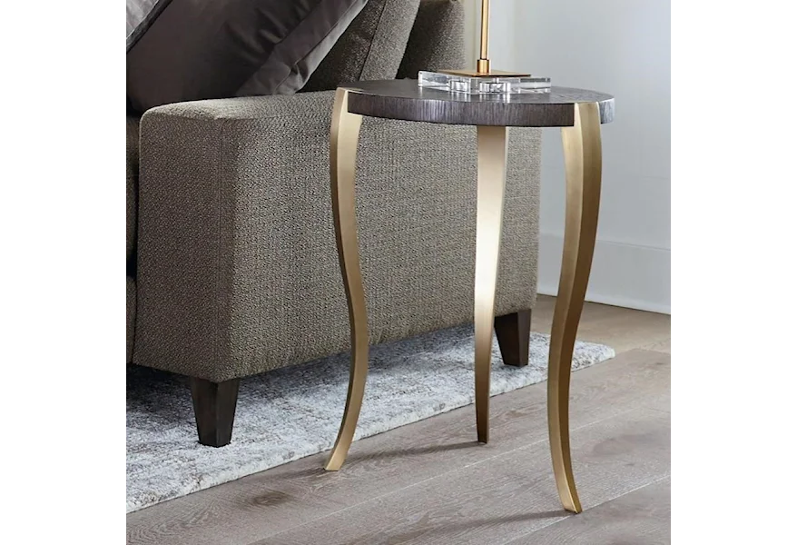Modern - Axel Corso Lucy and Norman Drink Table by Bassett at Esprit Decor Home Furnishings